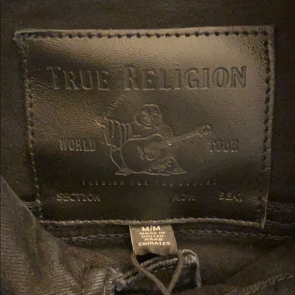 Brand New True Religion Black Jean Jacket - Picture 8 of 8